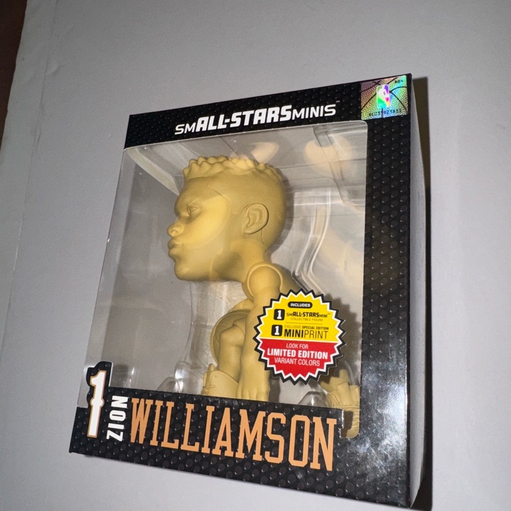 NBA smALL-STARS-minis 6" ZION WILLIAMSON #1 Pelicans YELLOW CHASE VARIANT